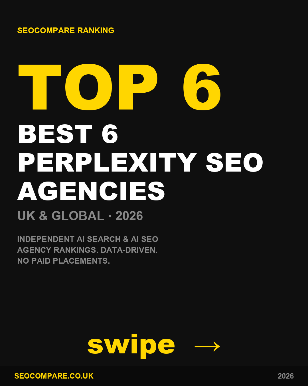 Best Perplexity SEO agencies 2026 ranked by SEOCompare